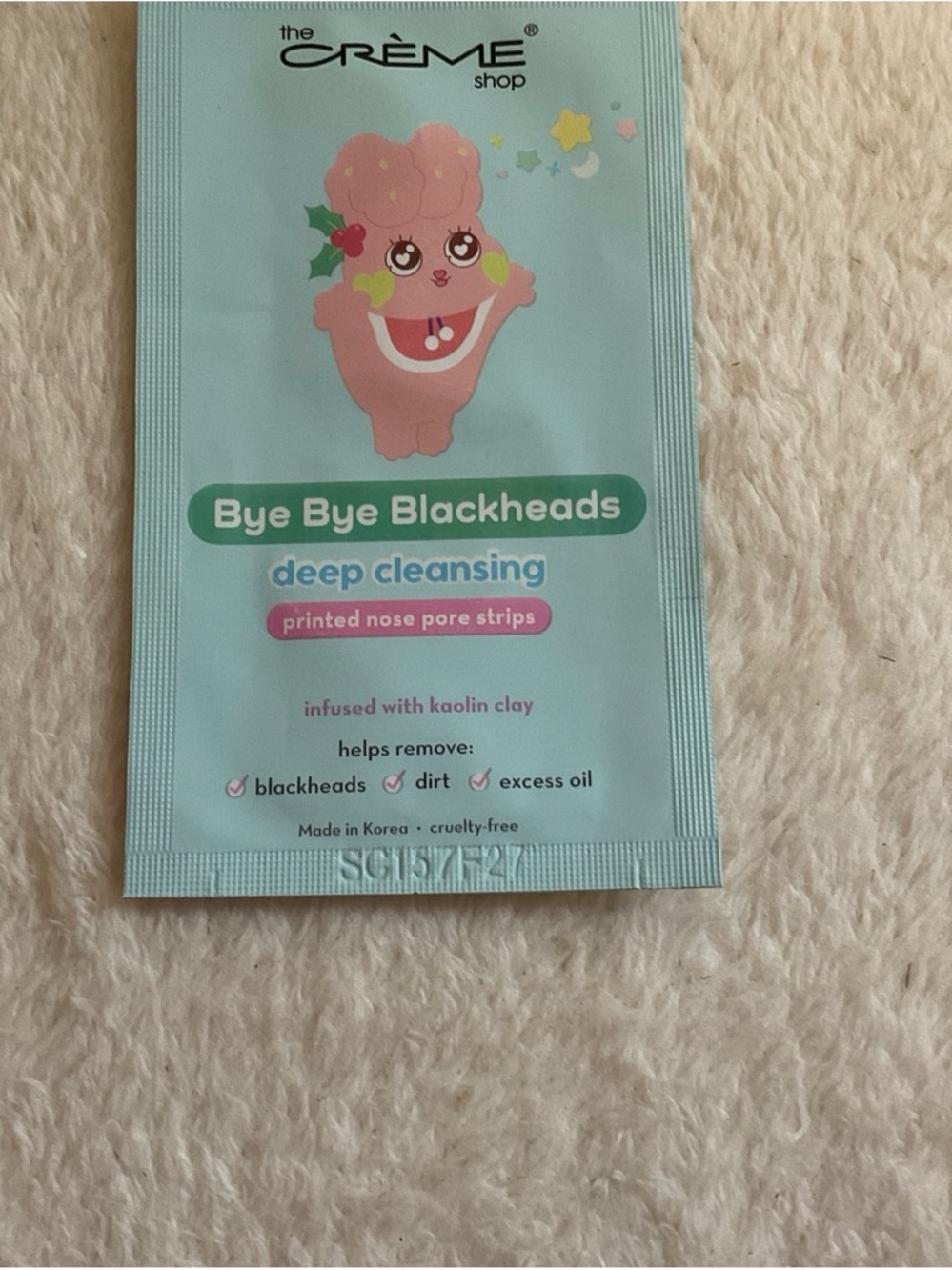 The Crème Shop Bye Bye Blackheads Deep Cleansing Nose Strips - Mint Blue